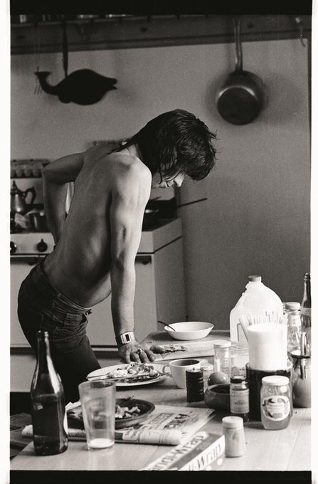 Keith Richards frokost hos Andy Warhol. 1975.jpg